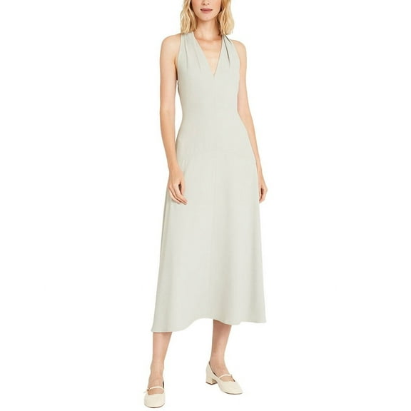 Luxely womens  Midi Dress, 16, Green