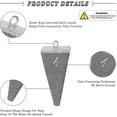Pyramid Sinkers Fishing Weights,Fishing Sinker for Saltwater Fishing