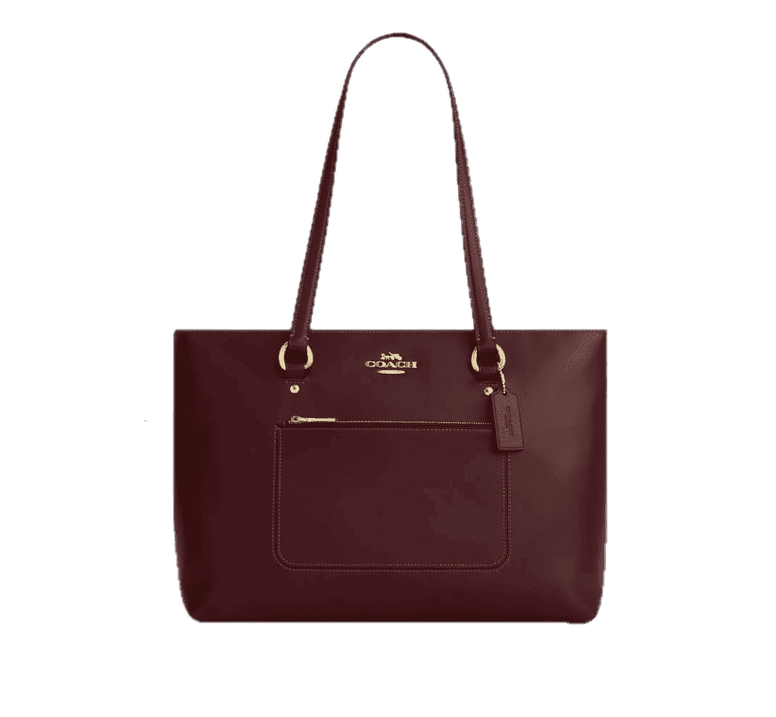 Designer Coach Handbag - Signature Zip Tote in IM/Watermelon