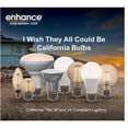 thumbnail image 4 of Feit Enhance A19 E26 (Medium) LED Bulb Bright White 100 Watt Equivalence 2 pk, 4 of 9