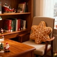 thumbnail image 7 of Eespoir Christmas Gingerbread Pillow Cushion, Holiday and NewYear's Gift Pillow, Festive Throw Cushion for Sofa, Decor, Seasonal Home Accent(A), 7 of 7