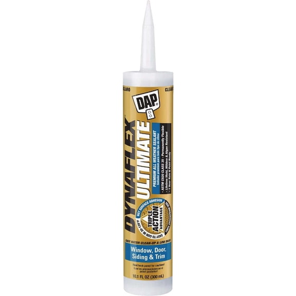 DAP DYNAFLEX ULTIMATE 10.1 Oz. Premium All-Weather Sealant, Clear 7079816201