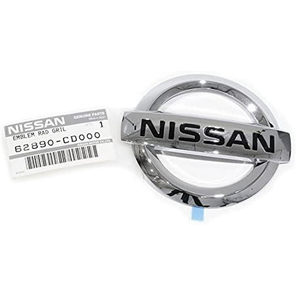 Nissan 350Z 370Z Front Chrome Grille Emblem Nameplate OEM NEW