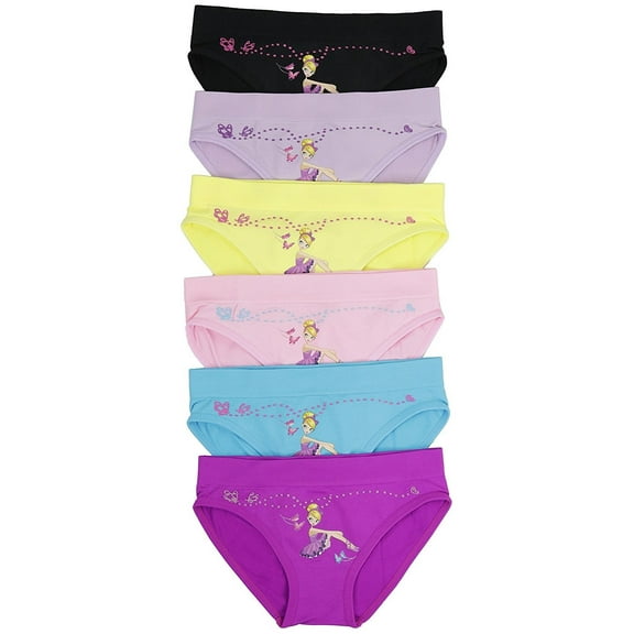 ToBeInStyle Girls' Pack of 6 Seamless Bikini Panties