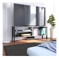 thumbnail image 3 of Mueble para TV 55' Playcon Viena Organizador Multiusos Estante Organizador 3 Espacios Gris oscuro y claro, 3 of 8