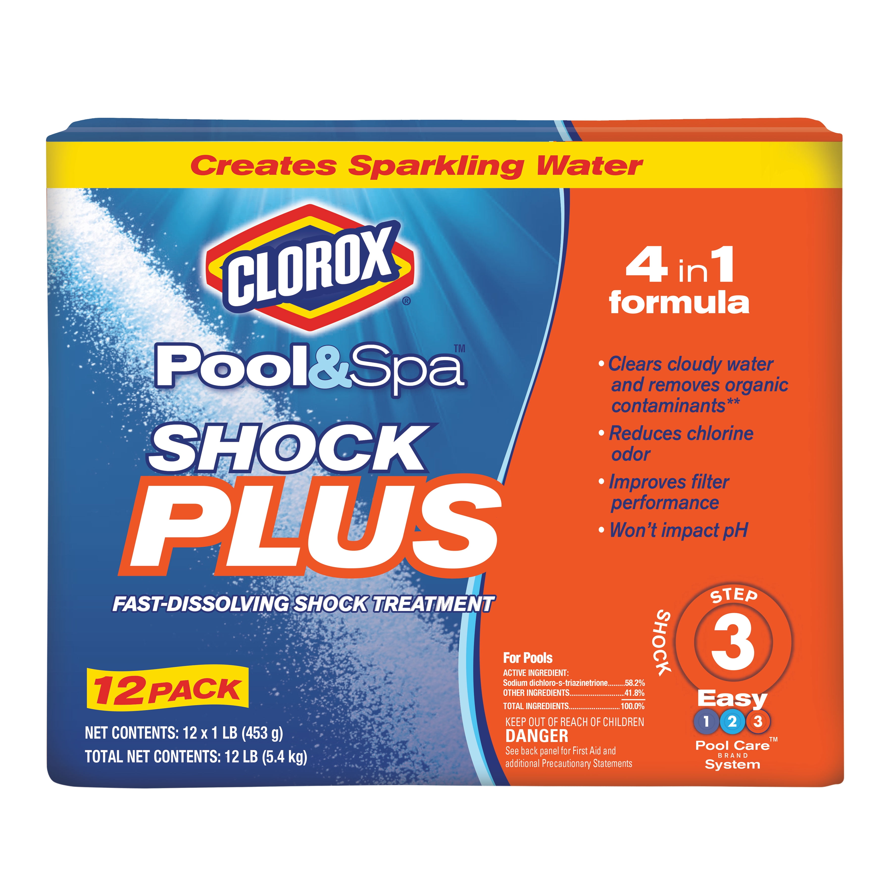 Clorox Pool&Spa Shock Plus Pool Shock (1lb Bags)
