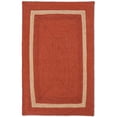 thumbnail image 2 of HAND WOVEN JUTE ECO-FRIENDLY AREA RUGS - 4'x6', Rectangle, Orange, High Pile, Natural Fiber, Handmade Area Rugs for Living Room, Bed Room (J00025), 2 of 10