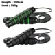 thumbnail image 2 of Speed Rope Rodamientos de bolas de 360° sin enredos, fácil de ajustar con asas de espuma viscoelástica, fitness, ejercicio, 2 of 5