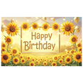 thumbnail image 3 of Sunflower Decor Happy Birthday Banner Decorative Design for Birthday Party Outdoor Party Celebration, 3 of 8