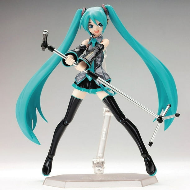 Figuras de acción de Anime FIGMA Hatsune Miku, articulaciones móviles que contienen accesorios, colección de decoración de escritorio, juguetes en miniatura de PVC, regalos para niños