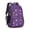 Alien Spacesuit Purple, variant on Alien Head Black Pattern Backpack for School, Cute School Bag with Adjustable Shoulder Straps and Padded Back, 16.9"x12.6"x5.9"