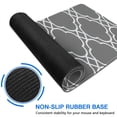 thumbnail image 6 of Long Mouse Pads for Desk,Gray Geometric Quatrefoil Pattern Desk Mats on Top Of Desks, Desk Mouse Pad Extra Large with 3mm Non-Slip Base and Stitched Edge for Gaming,Office,Work,Home 31.5"x15.7", 6 of 6