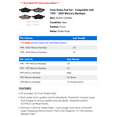thumbnail image 2 of Front Brake Pad Set - Compatible with 1995 - 2000 Mercury Mystique 1996 1997 1998 1999, 2 of 2