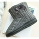 thumbnail image 5 of Pantuflas para Mujer, Pantuflas cálidas con Forro de Felpa, Suela sólida, Pantuflas para Mujer, Pantuflas de Invierno cálidas y peludas para casa, Pantuflas de Punto para Mujer con Suela Dura brillar Electrónica, 5 of 5