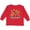 Red, variant on Inktastic Merry Christmas with gingerbread cookies Boys or Girls Long Sleeve Toddler T-Shirt