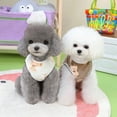thumbnail image 3 of Pet Clothes Autumn Winter Medium Small Dog Plush Vest Cute Sweater Warm Velvet Kitten Puppy Sweet Cardigan Chihuahua Yorkshire ShopWise Round, 3 of 8