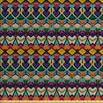 thumbnail image 1 of Geometric Sofa Upholstery Fabric by the Yard, Retro Eighties Design Vibrant Color Scheme Geometrical Lines Half Circles Vintage, Decorative Fabric for DIY and Home Accents, Multicolor by Ambesonne, 1 of 4