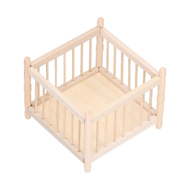 Cama para Bebés de Casa de Muñecas, Mini Cama de Casa Muñeca para Amigos Para Dormitorio