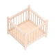 thumbnail image 1 of Cama De Bebé De Casa De Muñecas, Regalo Perfecto Cuna De Madera De Abedul En Miniatura Para El Hogar ANGGREK Otros, 1 of 8
