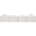 thumbnail image 3 of Meridian Furniture Stellar 152" Cream Chenille Fabric 5Pc. Modular Sectional, 3 of 11