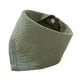 thumbnail image 3 of Babero, paño para eructar, cómodo, triangular, de algodón, agradable para la piel, bandana, babero antibabas, unisex, para bebés, babeo, dentición, ni Verde oscuro, 3 of 8