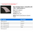 thumbnail image 2 of Rear Left Stone Guard - Compatible with 1995 - 1998 Porsche 911 1996 1997, 2 of 2