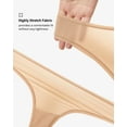 thumbnail image 4 of Women's Inbarely Soft Thong Sexy Panties Breathable V-waisted Ladies Underwear 3 Pack, 4 of 7