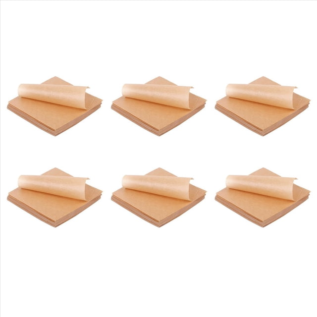 3000 Piezas Hojas para Hornear de Papel Pergamino Sin Blanquear. Pergamino Precortado Antiadherente de Pulgadas. para Envolver