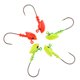 thumbnail image 2 of pieza 5 plantillas de pesca con cabezas de plantilla de anzuelo de púas individuales Señuelos de pesca cebos para bajo kusrkot Cabeza de la plantilla de los anzuelos de pesca, 2 of 8