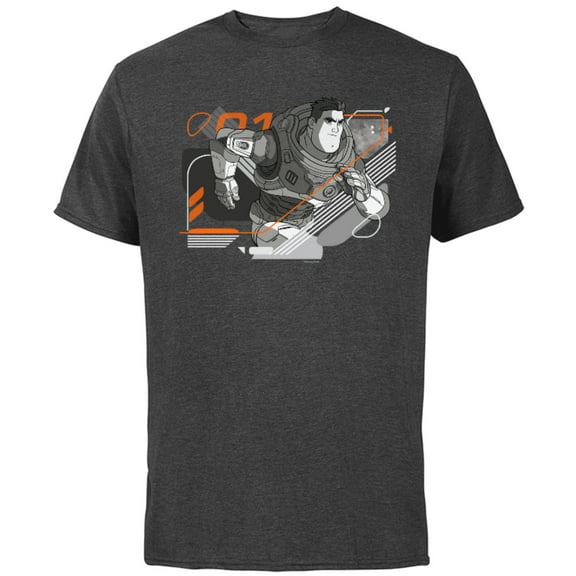 Disney and Pixar’s Lightyear Space Ranger Charge - Short Sleeve Cotton T-Shirt for Adults - Customized-Charcoal