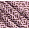 thumbnail image 3 of Soimoi Pink Cotton Cambric Fabric Artistic Paisley Print Sewing Fabric Yard 42 Inch Wide, 3 of 7