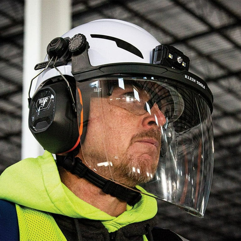 Klein Tools 60472 Face Shield, Safety Helmet and Cap-Style Hard