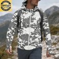 thumbnail image 6 of Men's Full Zip UPF 50+ Sun Protection Hoodie Long Sleeve Camo Shirts with Pockets Light Jacket Lightweight Hoodies for Men, 6 of 8