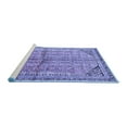 thumbnail image 2 of Ahgly Company Machine Washable Indoor Rectangle Persian Blue Traditional Area Rugs, 5' x 8', 2 of 4