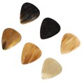 thumbnail image 3 of 6 púas de guitarra de cuerno de buey, duraderas, accesorios para guitarra (color aleatorio), 3 of 8