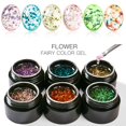 thumbnail image 2 of MEET A TRAVÉS de flores, esmalte de uñas en Gel, serie de hadas de flores secas naturales, Gel UV para decoración de uñas DIY, pintura para decoración de uñas Tan Jianjun unisex, 2 of 2