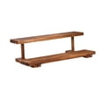 thumbnail image 4 of lionlar Wood Display Riser Jewelry Organizer Rack Fashion Decoration Collectibles Display Stand Showcase Fixtures for Figurines Hotel 2 Layer, 4 of 9