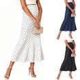 thumbnail image 2 of Fewfanhot Womens Skirts Elegant Maxi Skirt Elegant High Waist Bodycon Long Skirts Casual Trendy, 2 of 9
