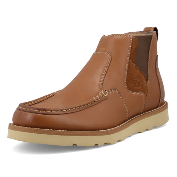 TWISTED X Men's 4in Chelsea Wedge Sole Tan Boots, Size: 12, Width: W