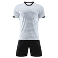 thumbnail image 3 of Moggemol Kids Boys Football Game Training Sport Outfits Short Sleeve Stylish Print T-shirt and White Type A 5XS, 3 of 6