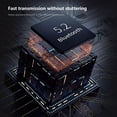 thumbnail image 6 of PURCOLT Transparent Colorful Light Effect Luminous Bluetooth Speaker Wireless Glazed Computer Audio Desktop Ornaments Ambient Light Audio Up to 65% off, 6 of 9