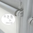 thumbnail image 5 of Roller Blind System with Wall Brackets - 25 mm - Roller Blind Hardware - Plastic - With 3M Bead Chain - Replacement Repair Kit for Roller Blinds - Curtain Parts - White - Suitable for Window Blinds, 5 of 5