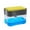 multicolor B, variant on Press Soap Box Kitchen Automatic Dispenser Countertop Detergent Liquid Holder with Sponge Brush One Hand Operation White Plastic 300g
