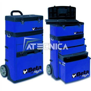 Beta Tools 041000006 Two Module Tool Trolley - Blue