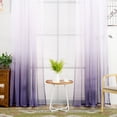 thumbnail image 5 of Visland Gradient Sheer Tulle Curtain for Living Room Bedroom Kitchen Yarn Decor, 1Panel, 5 of 8