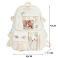 thumbnail image 1 of Mochila estética japonesa para niñas, mochilas escolares bonitas para estudiantes, adolescentes, bolsillos Kawaii para mujer, Mochila para portátil Harajuku Fivean unisex, 1 of 2