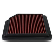 DNA Motoring AFPN-062-RD For 2006 to 2011 Honda Civic 1.8L Reusable & Washable Replacement High Flow Drop-in Air Filter (Red) 07 08 09 10
