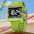 thumbnail image 2 of SMAEL Multiple Colors Square Digital Sports Watch Waterproof Silicone Wrist Watch for Men, 2 of 6