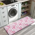 thumbnail image 3 of Pink Breast Cancer Kitchen Rug Mat,Kitchen Runner Rugs Non Skid Washable,Decorative Kitchen Floor Mats for Kitchen,Sink,Laundry,17"x47.2", 3 of 7