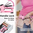 thumbnail image 6 of SHALL 6-in-1 Staple Gun Heavy Duty, Pink Heavy Duty Staple Gun with 4000 Counts Staples, Women Staple Gun for Wood with Stapler Remover, 6 of 8